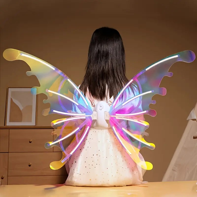 GirlFly: Alas de Mariposa Eléctrica con Luces Mágicas  🦋