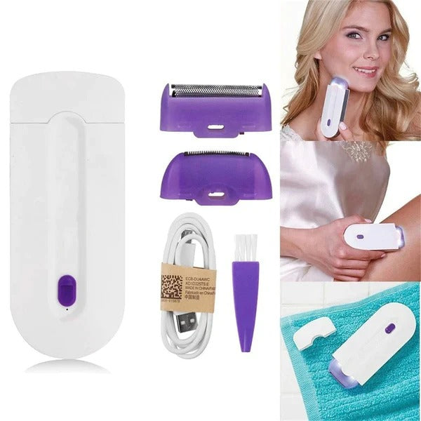 SkinPro™ Depiladora Elétrica Laser Indolor + 2 Peines Extras