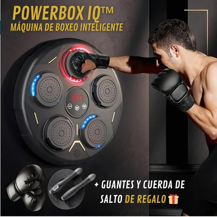 POWERBOX© - MÁQUINA DE BOXEO MUSICAL + GUANTES (OFERTA NAVIDAD🎄)